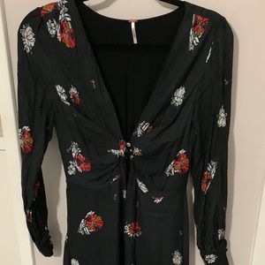 Free people floral long dress